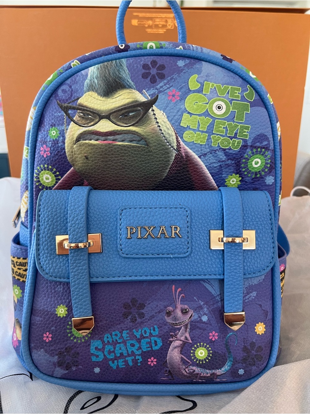 Pixar Kids' Monsters University Blue Mini Backpack